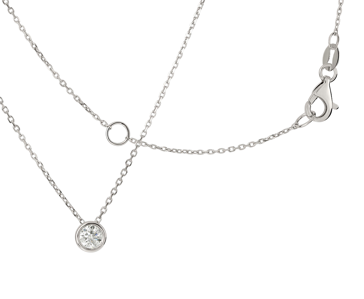 Collier Diamant Weißgold