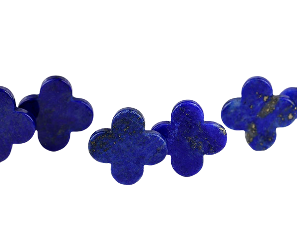 Lapislazuli Platte Kleeblatt
