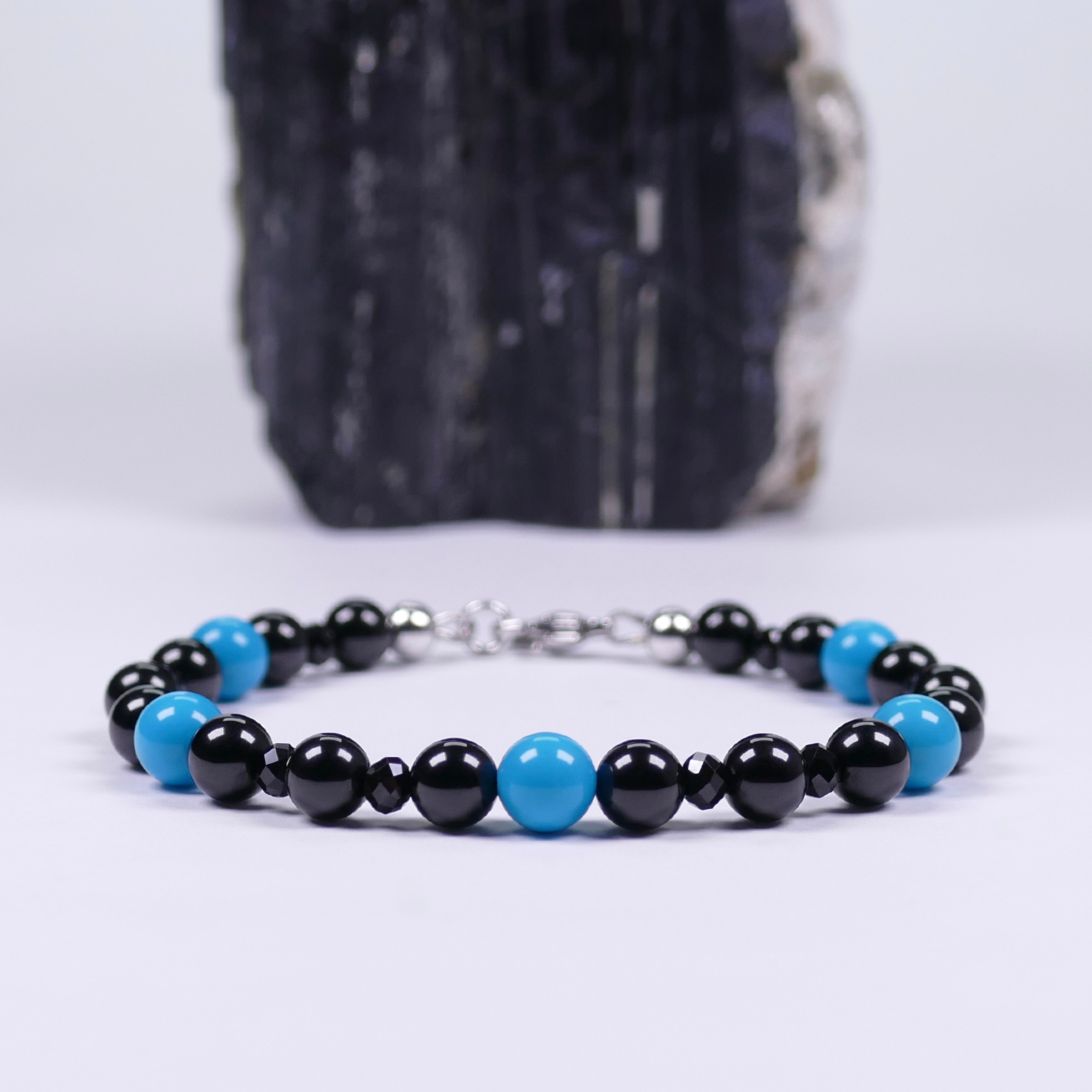 Armband Türkis & Spinell