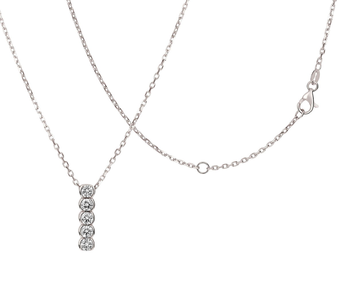 Collier Diamant Weißgold