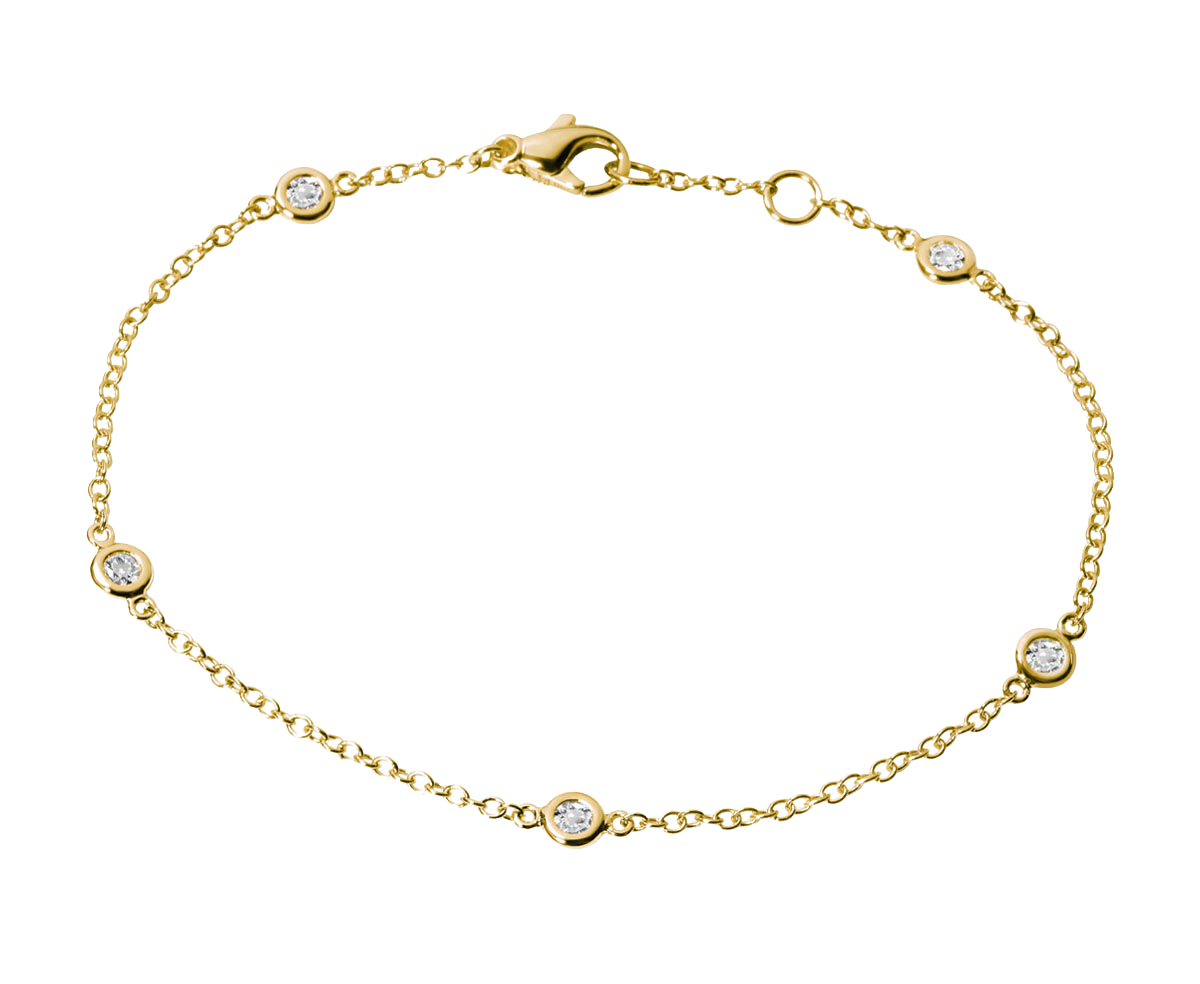 Armband Diamant Gelbgold