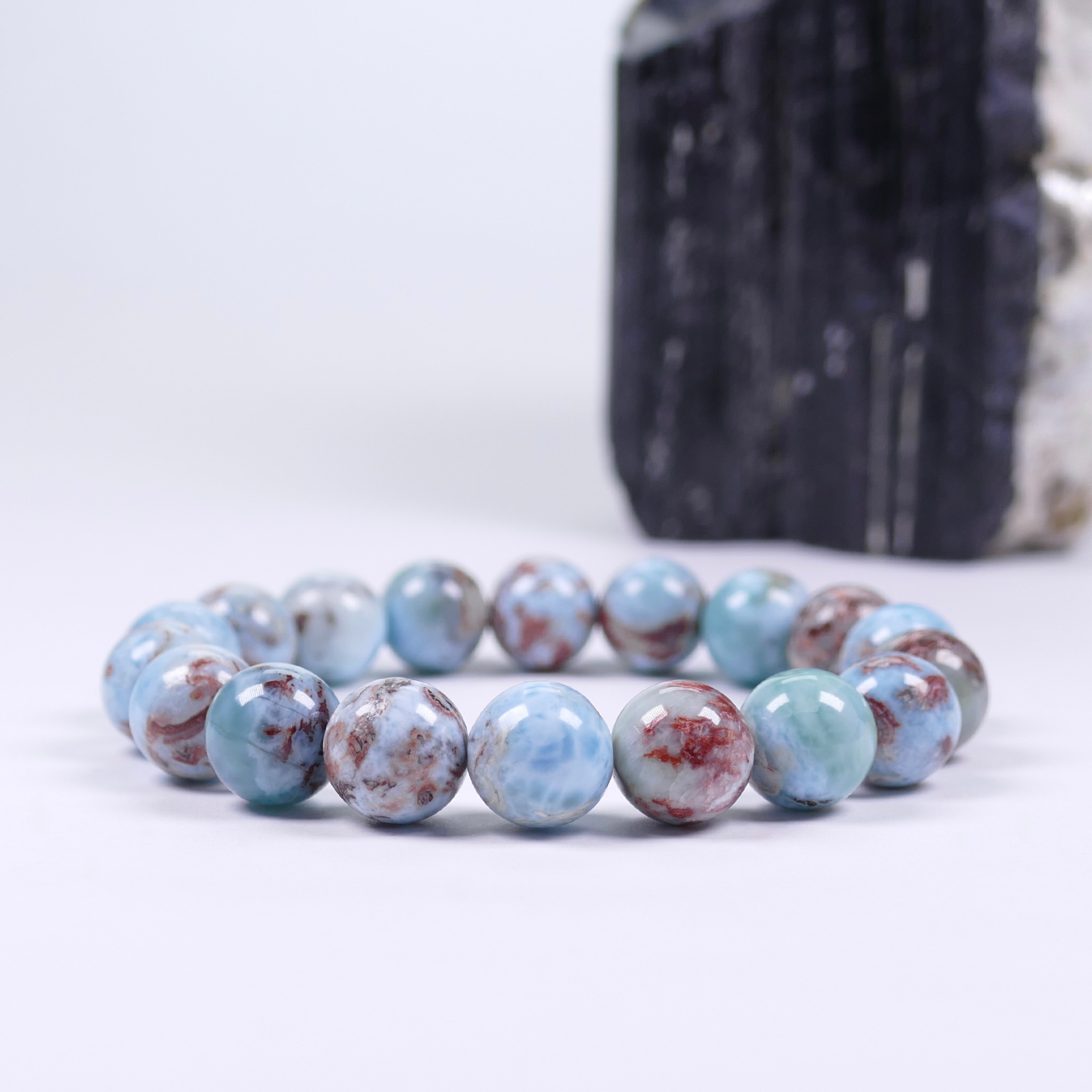 Stretcharmband Larimar