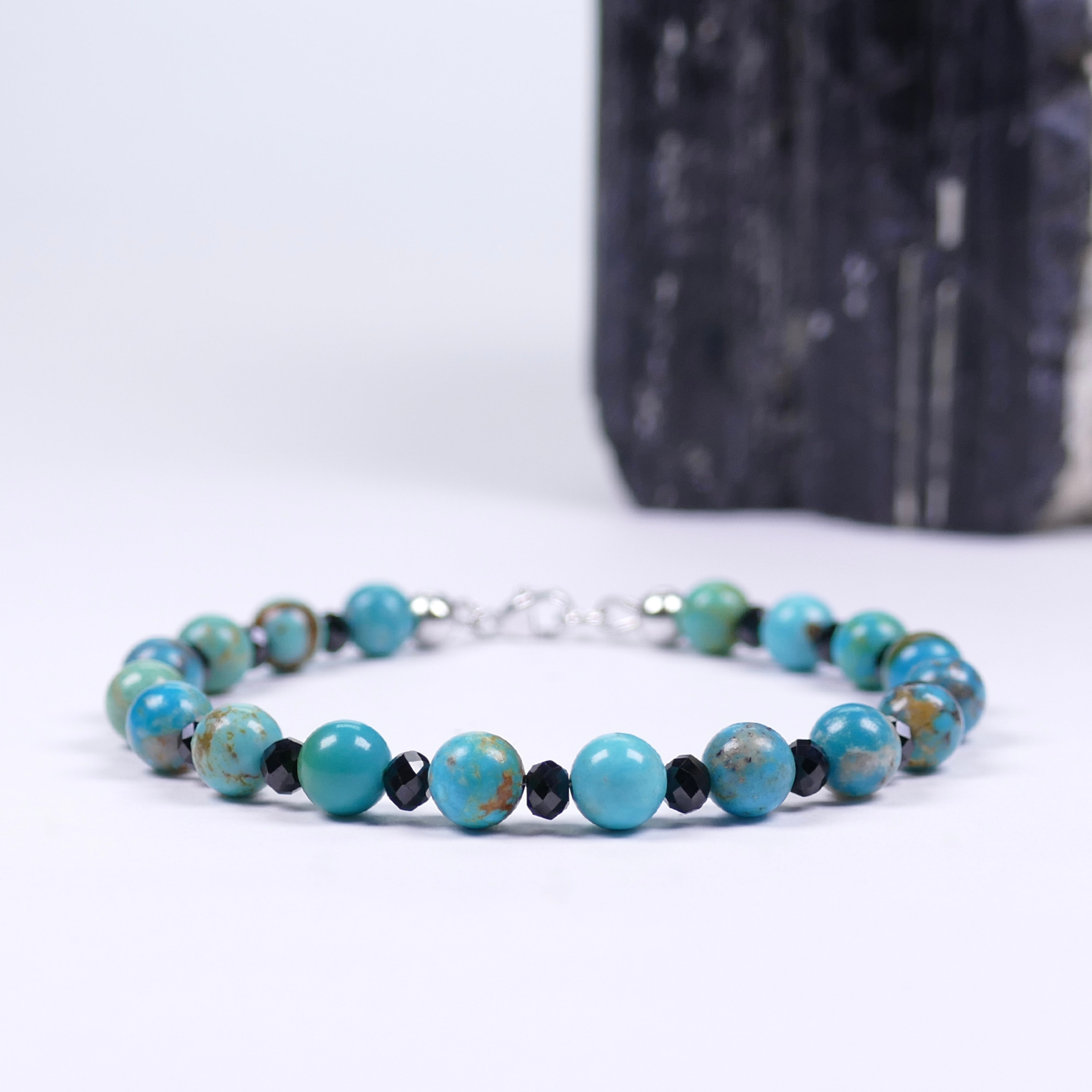 Armband Türkis & Spinell