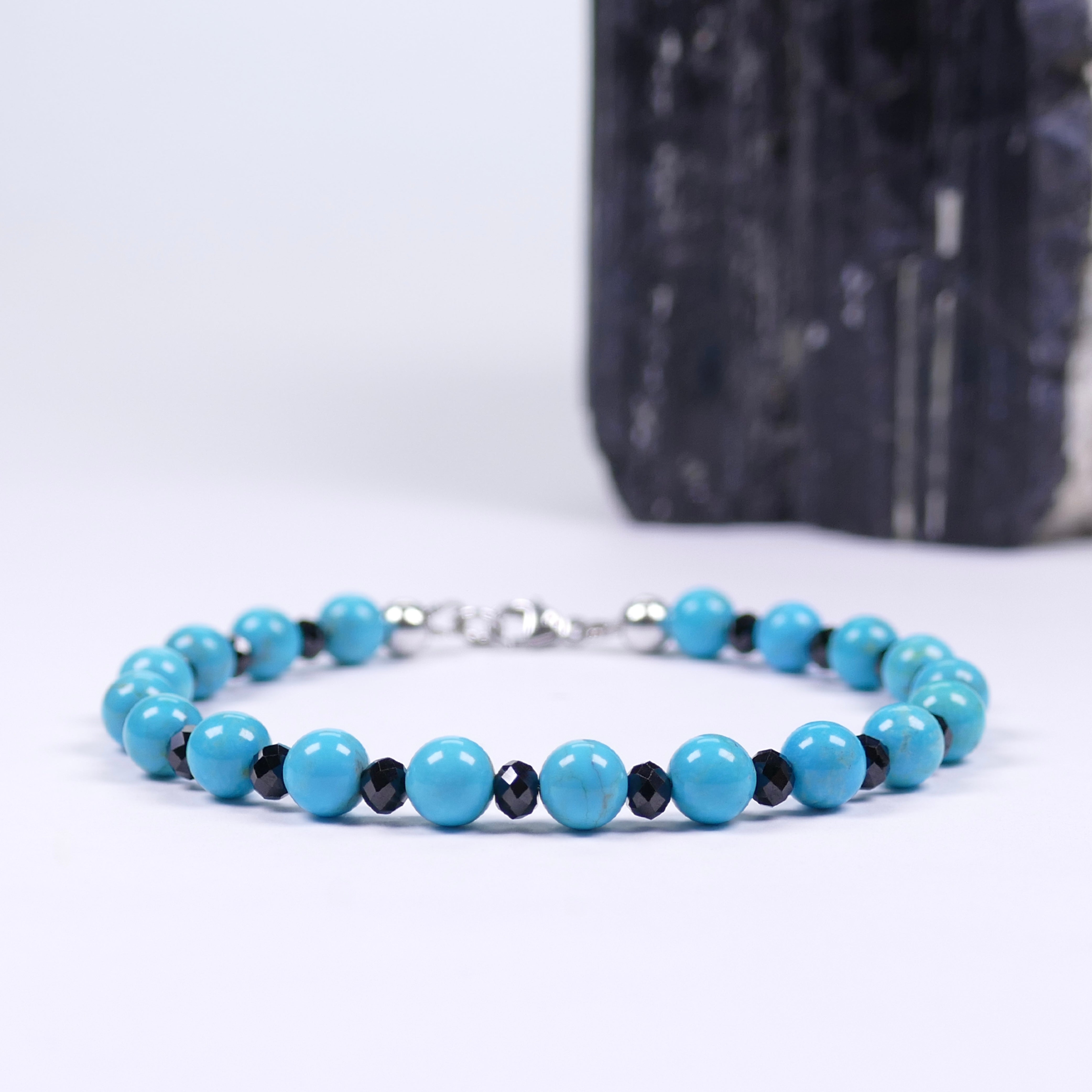 Armband Türkis & Spinell
